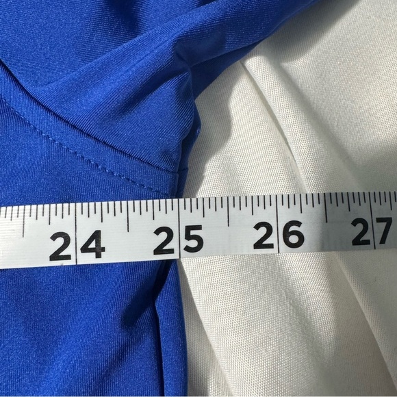 FootJoy Golf Shirt Pullover Collar 1/4 button Up Royal Blue Size 2XL - Picture 9 of 12